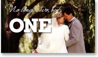 No longer two, but one