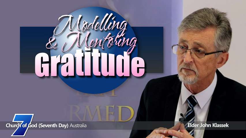 Modelling and Mentoring Gratitude