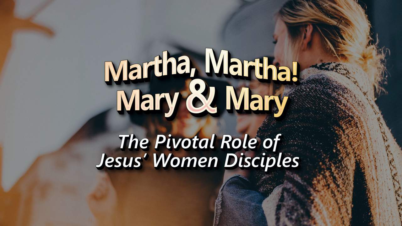 "Martha, Martha," Mary & Mary - The Pivotal Role of Jesus' Women Disciples
